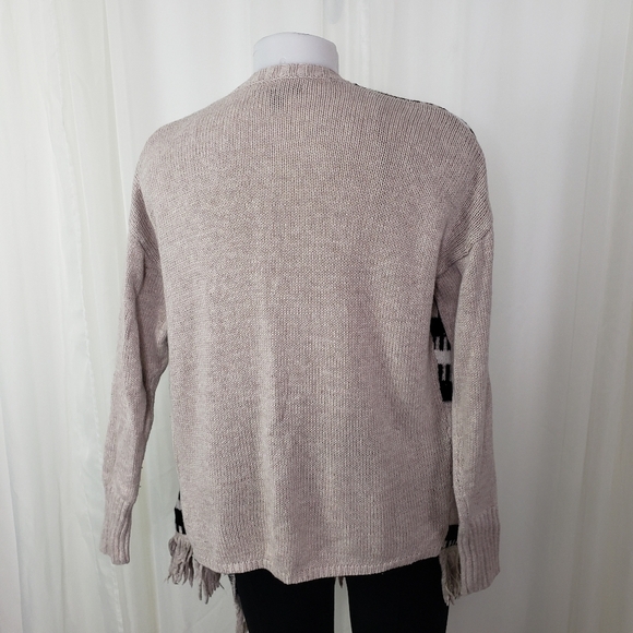 American Eagle Outfitters drape front sweater fringe size small - Picture 7 of 9